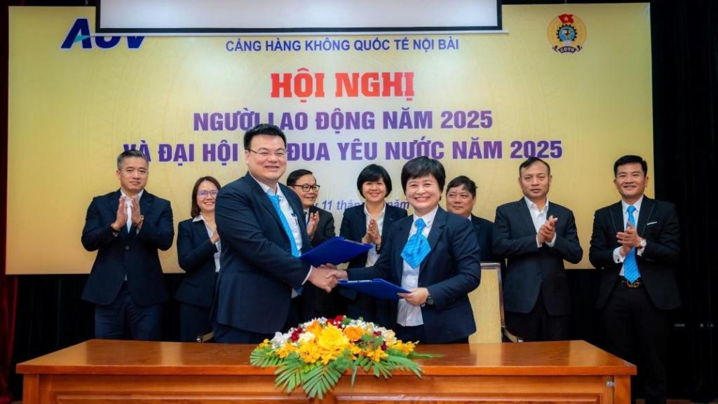 Cảng HKQT Nội Bài tổ chức Hội nghị Người lao động và Đại hội Thi đua yêu nước năm 2025